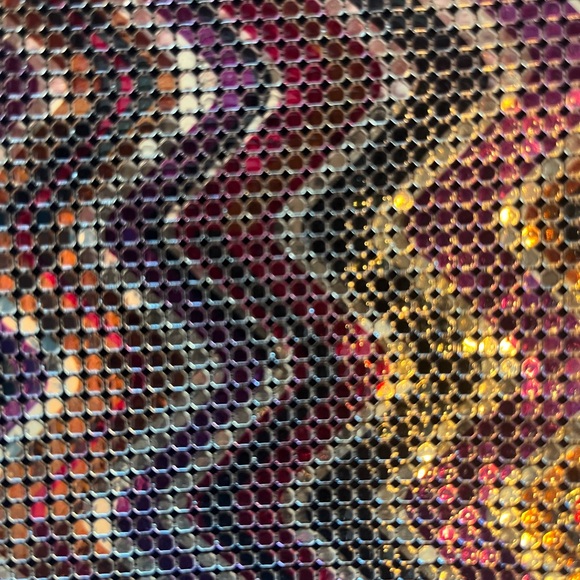 Whiting & Davis Multicolor Zigzag Clutch - Picture 3 of 13